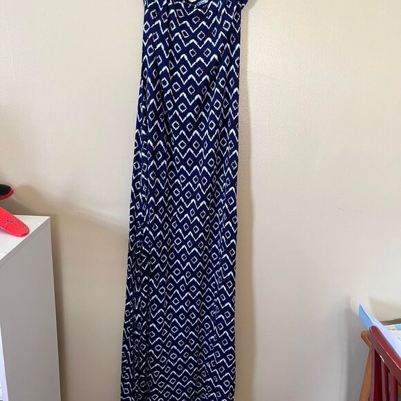 Loft Women's Blue Dress size L - Picture 4 of 4